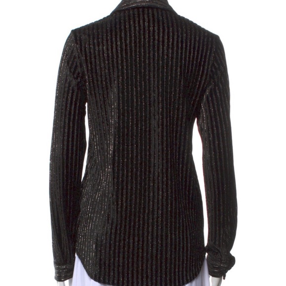 L’AGENCE Black Button Up Blouse - Picture 3 of 5